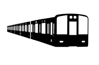 阪神電気鉄道 9000形のマスク(全体(新デザイン・ブラックフェイス無し))