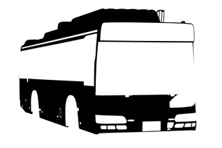 名古屋ガイドウェイバス GB-2110形のマスク(全体)