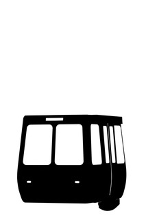 スカイレールサービス200形のマスク(全体)